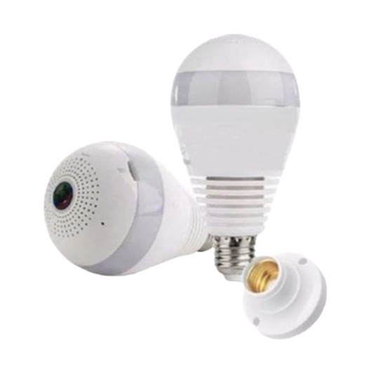 CAMARA ESPIA IP V380 WIFI MICRO SD CON LAMPARA