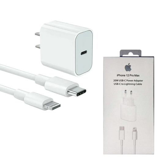 CARGADOR CARGA RÁPIDA PARA IPHONE 20W