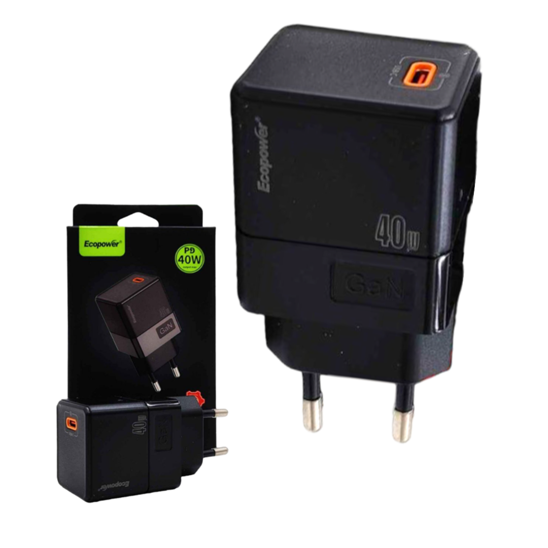 CABEZA CARGADOR 40W USB-C EP-7021