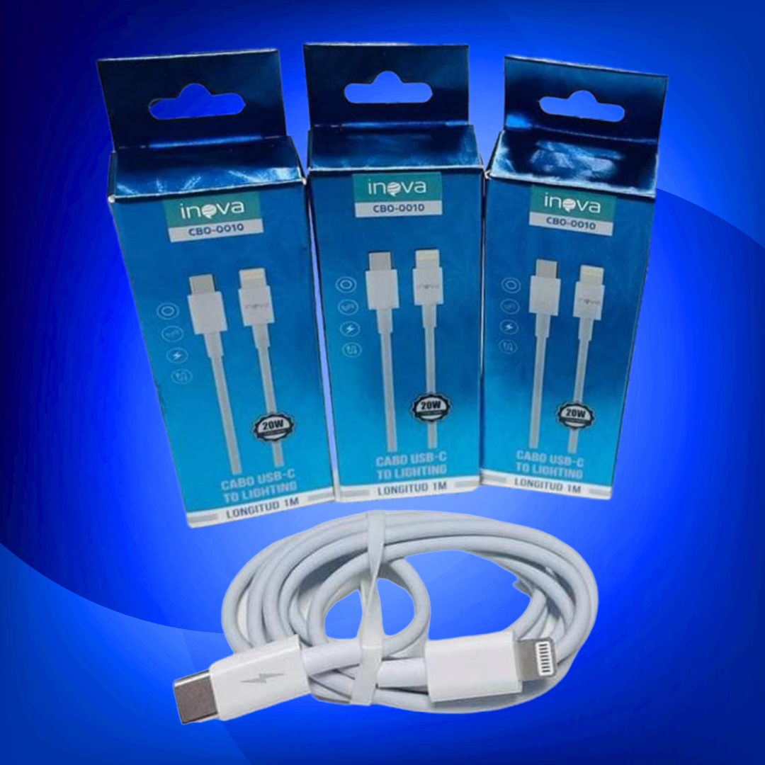 CABLE TIPO C A IPHONE 20W INOVA IN-0010