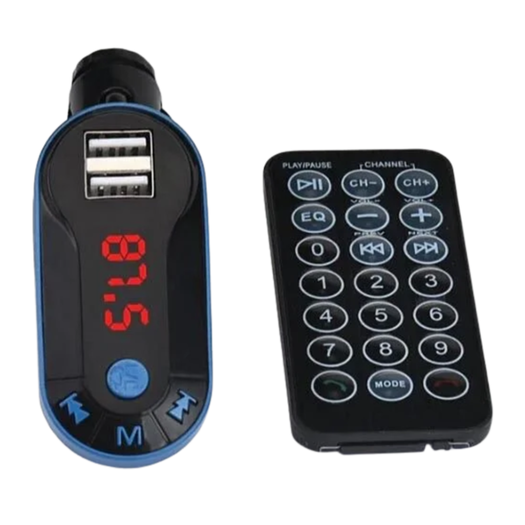 TRANSMISOR BT BLISTER AZUL CON CONTROL