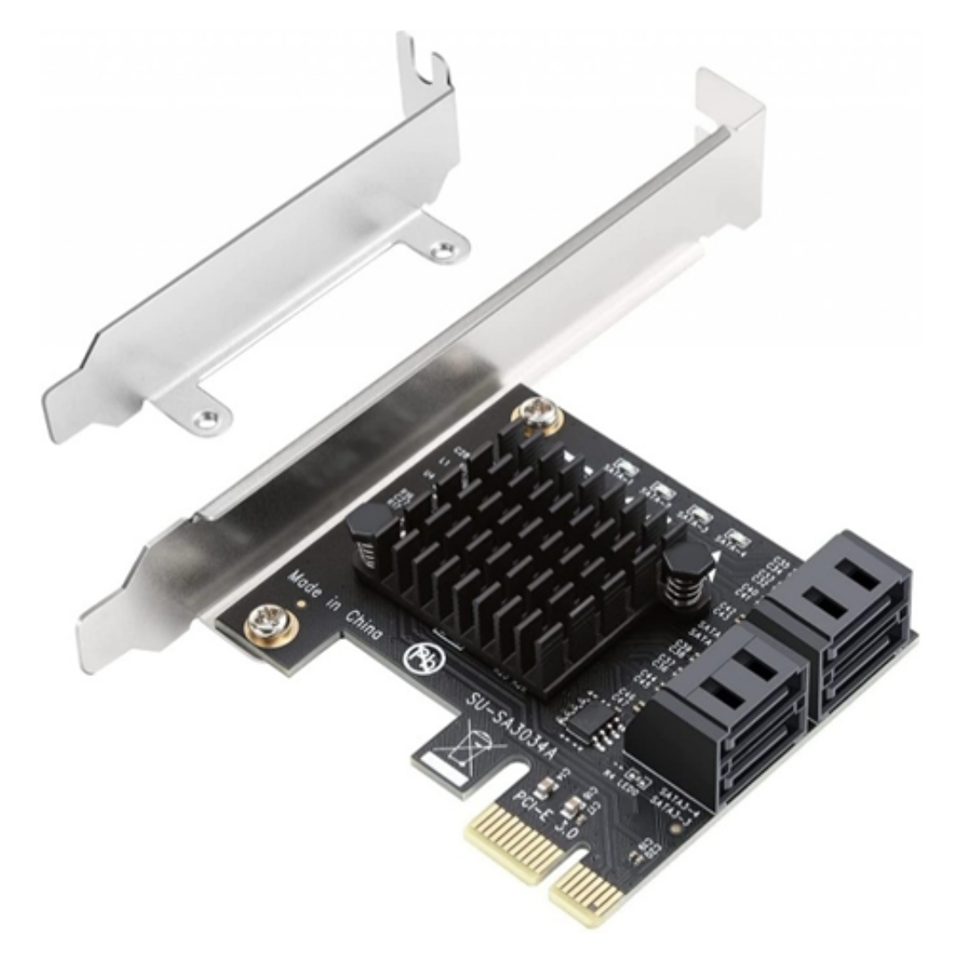 PLACA PCI EXPRESS SATA 3.0 4 PUERTOS