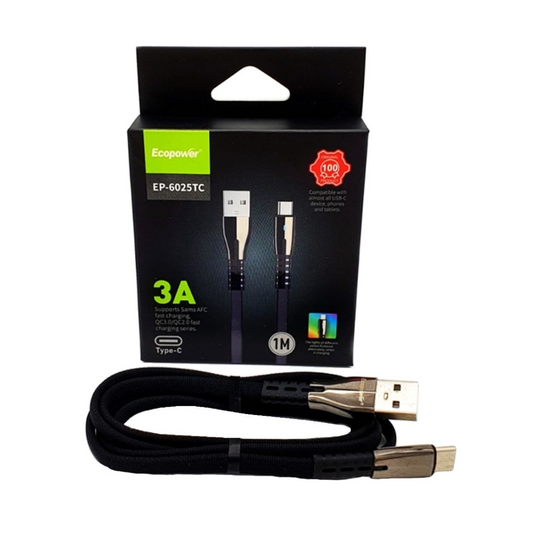 CABLE ECOPOWER EP-6025TC TIPO C 3A