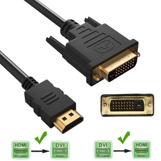 CABLE DVI-D A HDMI 1.8 MTS