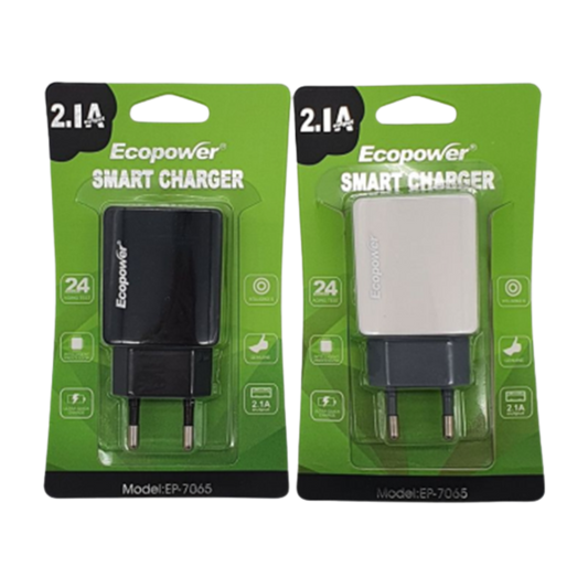 CABEZA CARGADOR EP-7065 2.1 A 2 USB