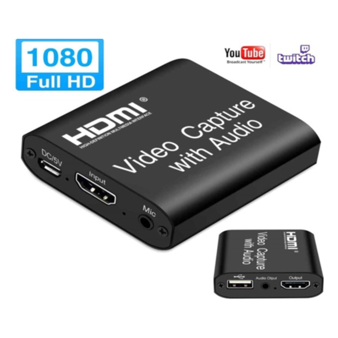 CAPTURADOR HDMI RULLZ FULL HD E/S AUDIO+VIDEO