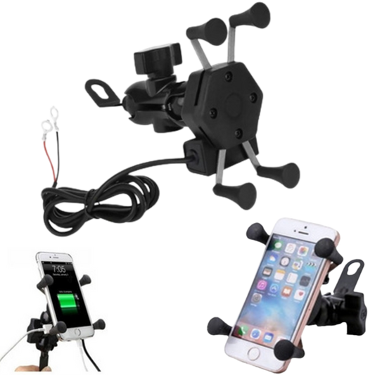 SOPORTE CELULAR MOTO CON CARGADOR TQ-004