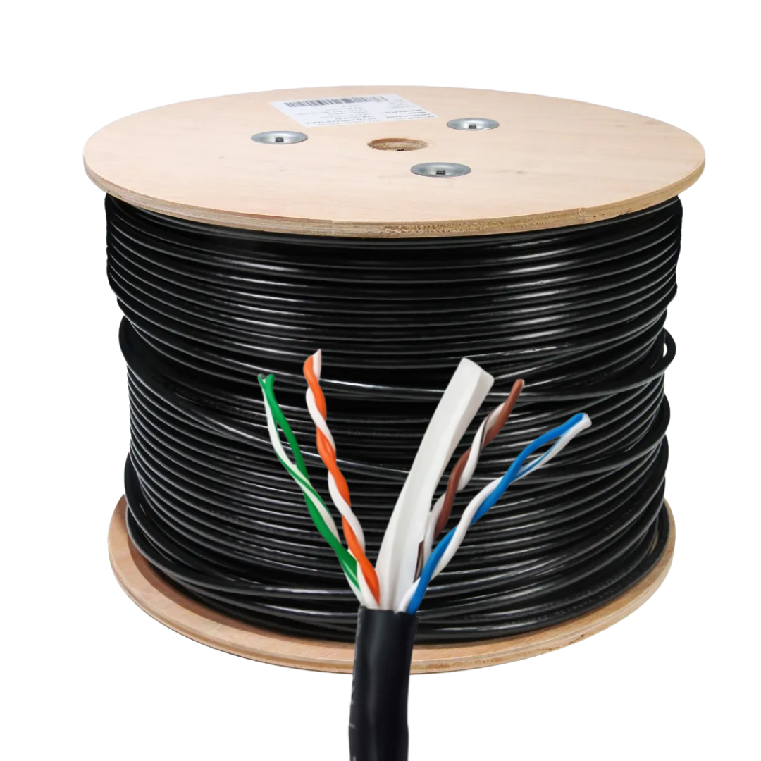 CABLE DE RED - UTP EXTERIOR CAT6 100% COBRE 305 MTS
