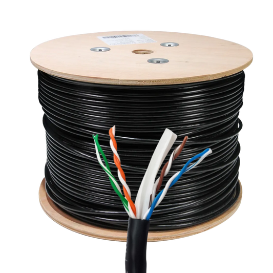 CABLE DE RED - UTP EXTERIOR CAT6 100% COBRE 305 MTS
