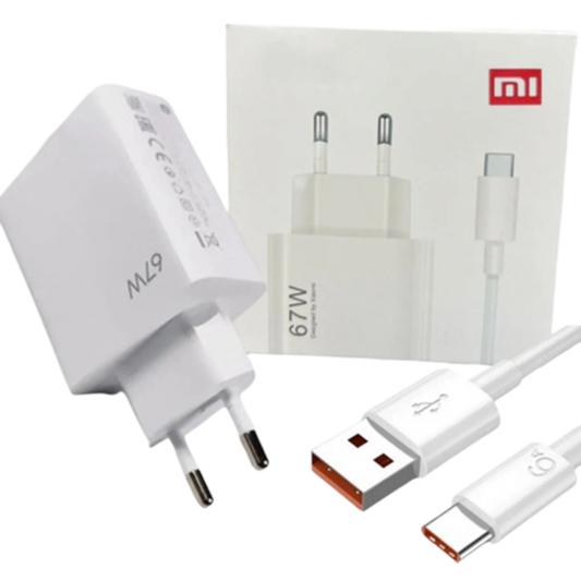 CARGADOR XIAOMI TIPO C 67W