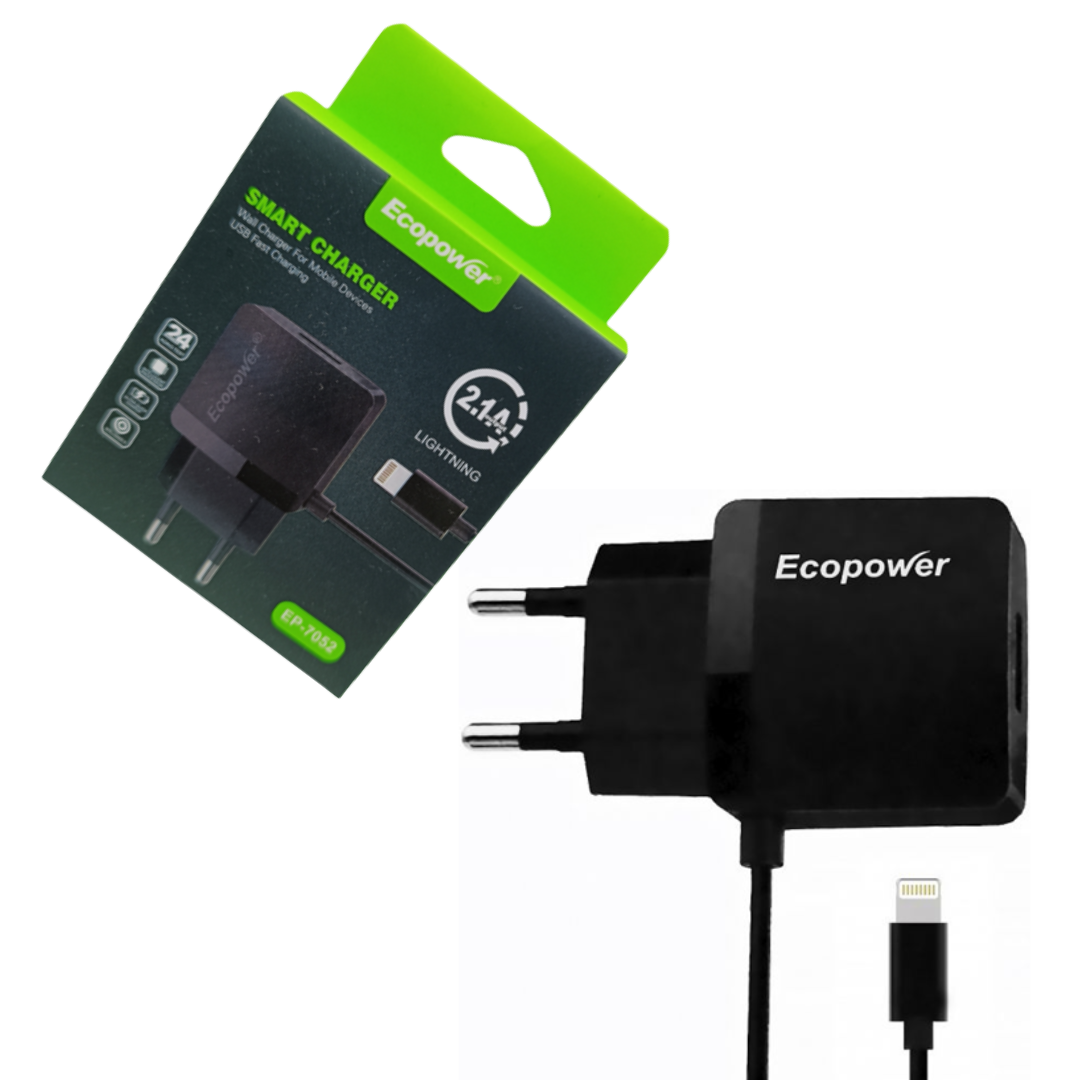 CARGADOR ECOPOWER EP-7052 IPHONE