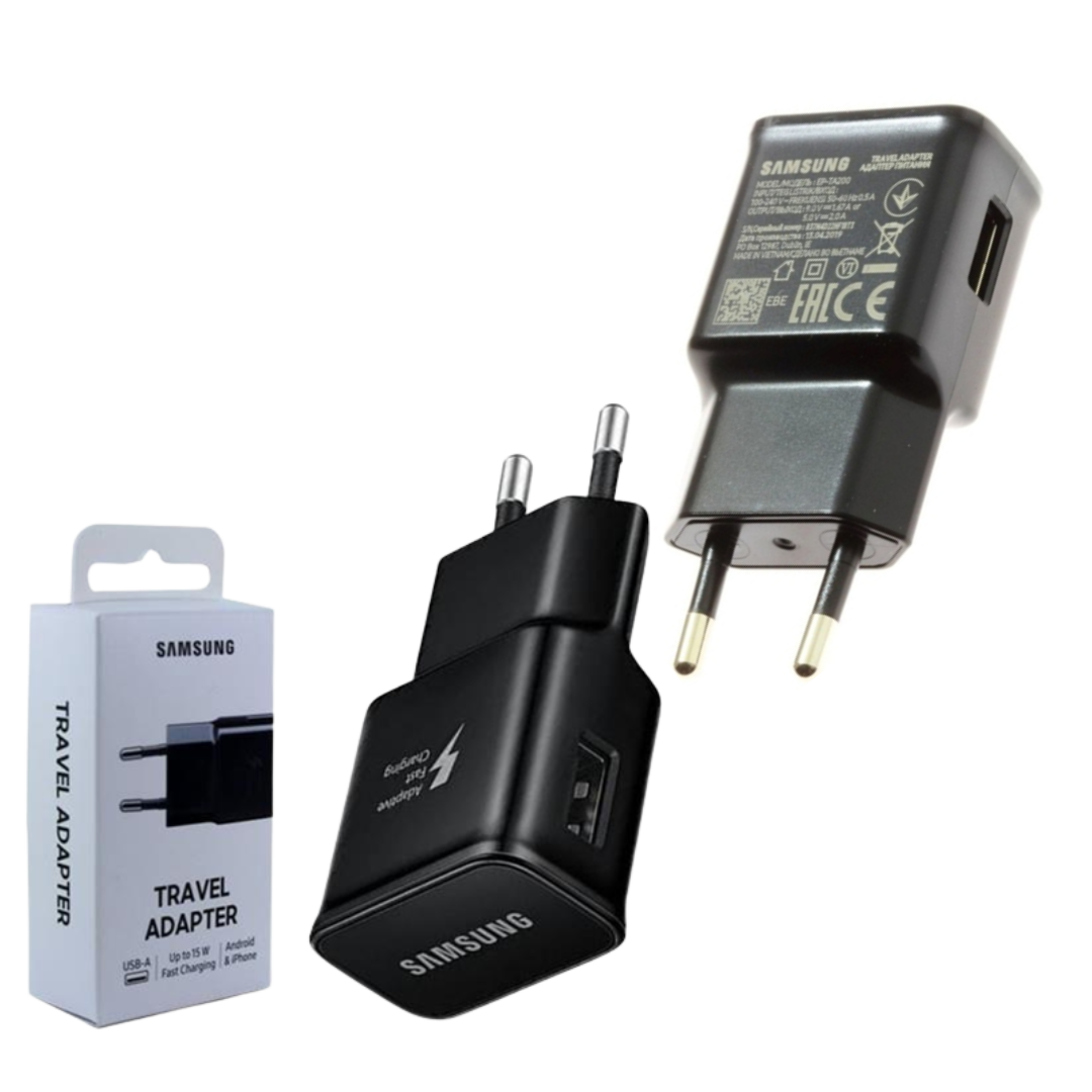 CABEZA CARGADOR SAMSUNG USB-A 15W