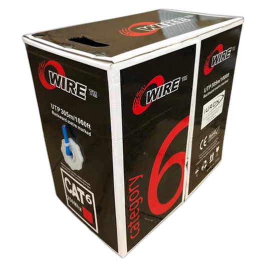 CABLE DE RED - IURON OWIRE UTP 24AWG INTERNO CAT6 305 MTS
