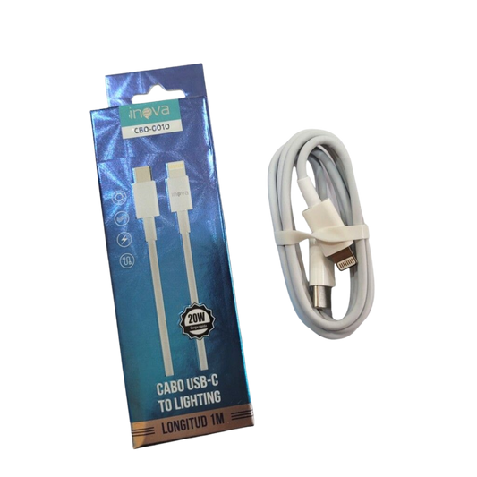 CABLE TIPO C A IPHONE 20W INOVA IN-0010