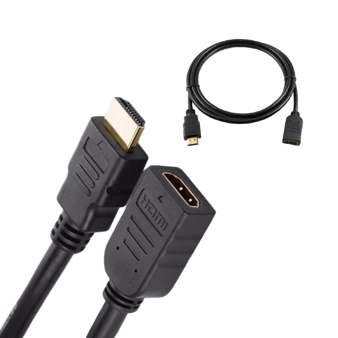 CABLE HDMI MACHO A HEMBRA 1.5 MTS