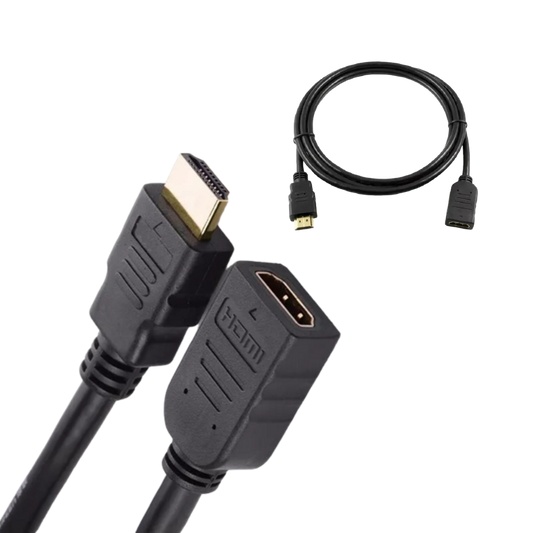CABLE HDMI MACHO A HEMBRA 1.5 MTS