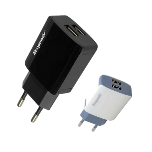 CABEZA CARGADOR EP-7065 2.1 A 2 USB