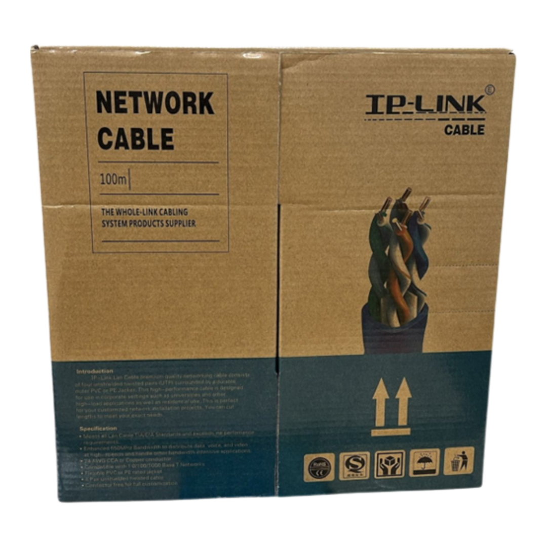 CABLE DE RED TP-LINK - UTP INTERIOR CAT6 60% COBRE 100 MTS