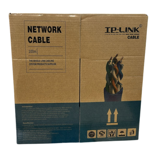 CABLE DE RED TP-LINK - UTP INTERIOR CAT6 60% COBRE 100 MTS