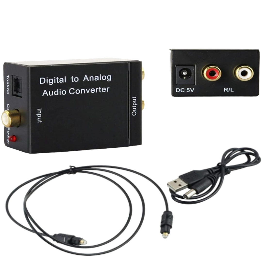 AUDIO OPTICO DIGITAL A RCA