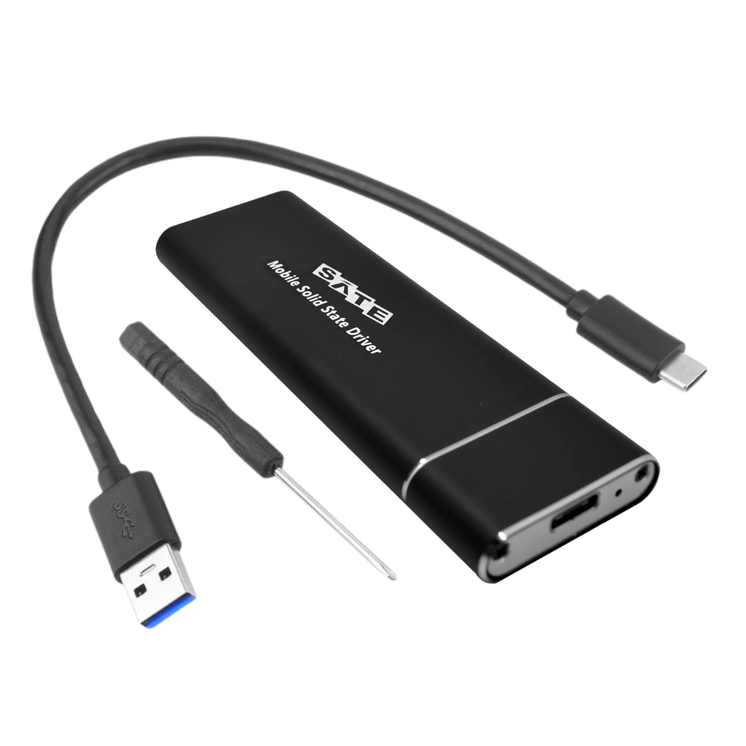 GAVETA M.2 SATA AX-204S USB 3.0 TIPO C