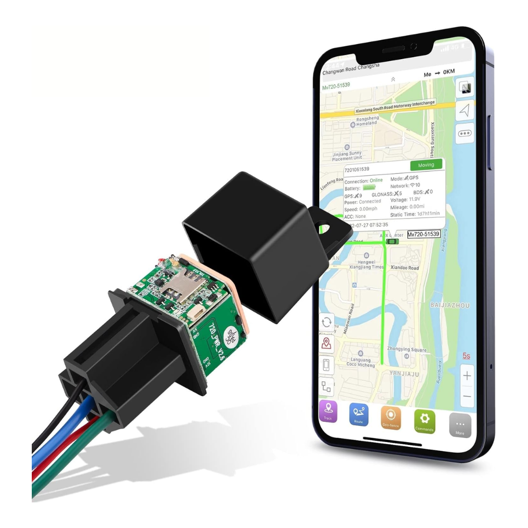 GPS RASTREADOR A CHIP PARA AUTO Y MOTO
