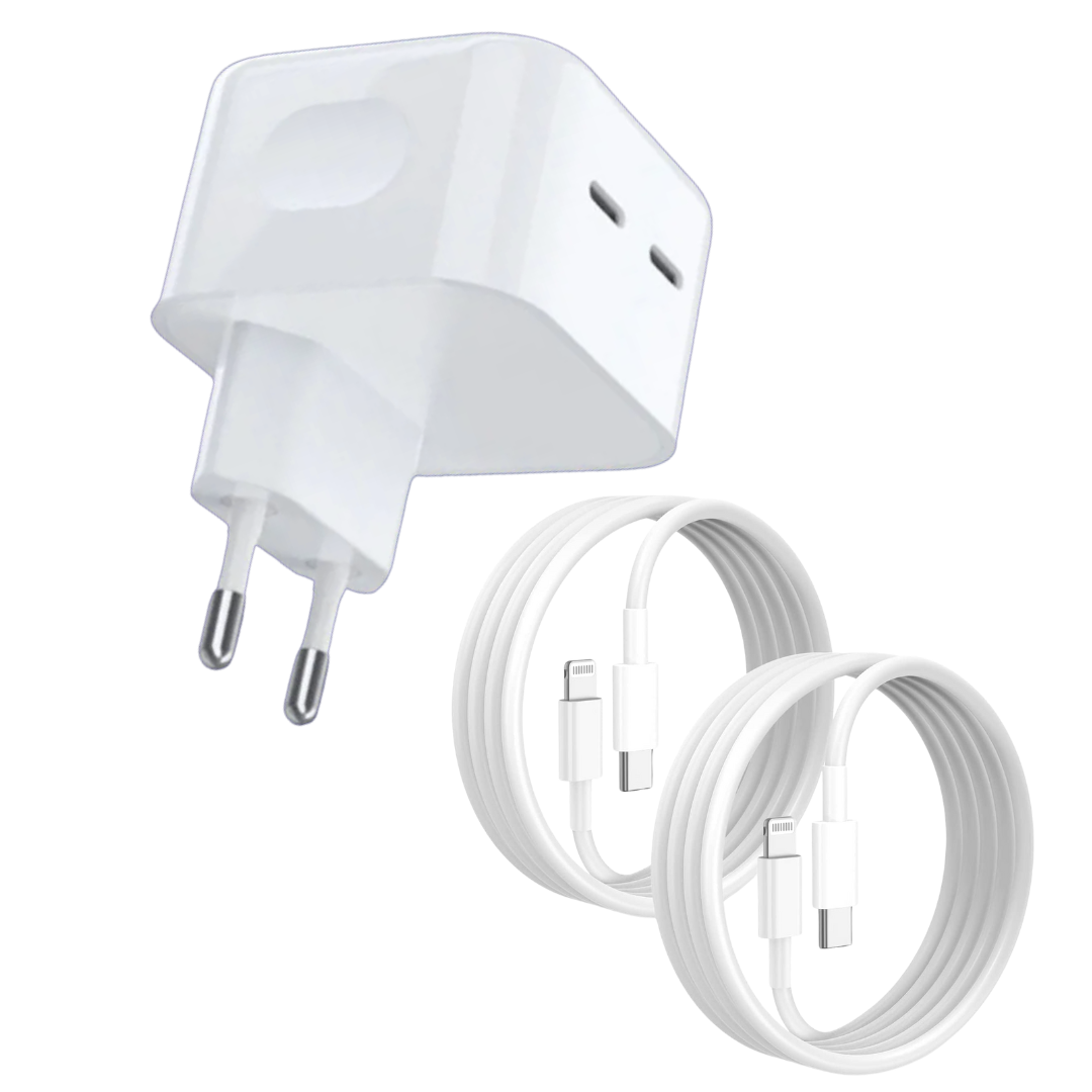 CARGADOR PARA IPHONE 35W CON CABLE