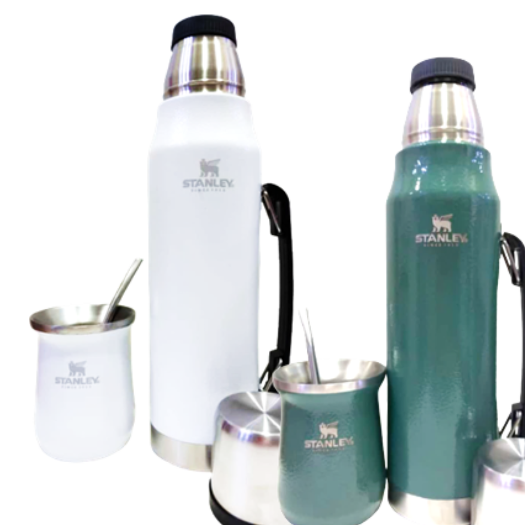 KIT DE TERMO PARA MATE STANLEY 1 LITRO 3 EN 1