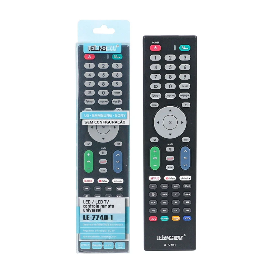 CONTROL UNIVERSAL PARA TV LCD / LED LE-7740