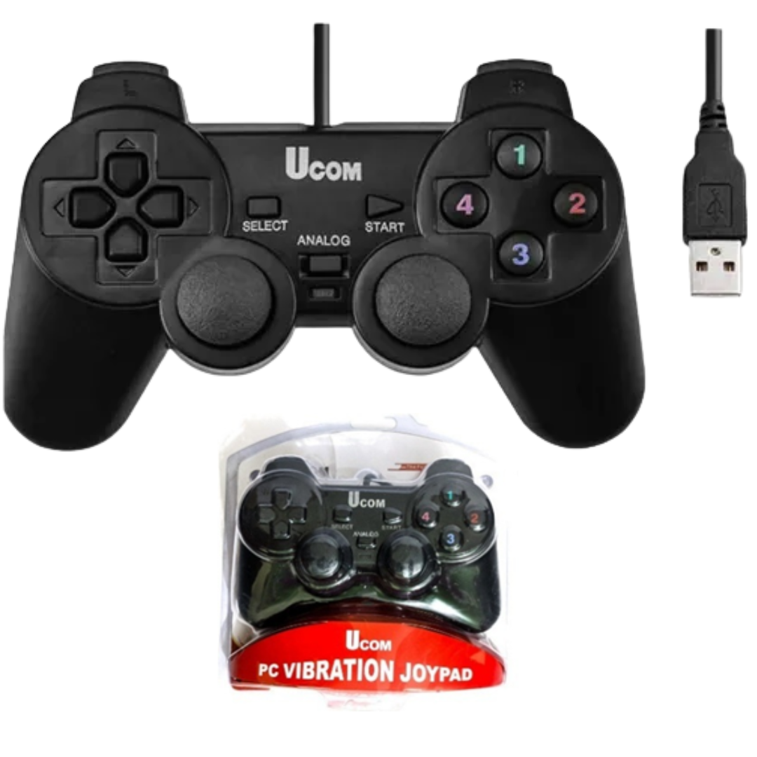 CONTROL ANALOGICO USB NEGRO PARA PC