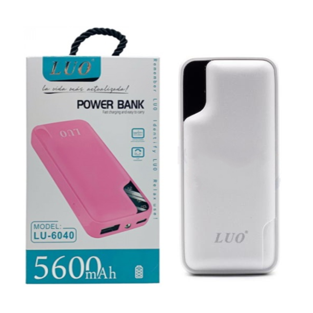 CARGADOR PORTATIL 5600MAH LUO LU-6040