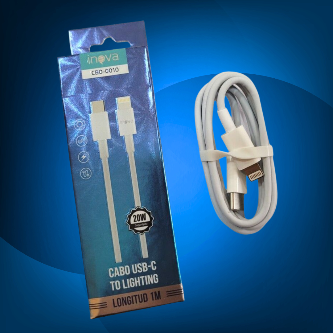 CABLE TIPO C A IPHONE 20W INOVA IN-0010