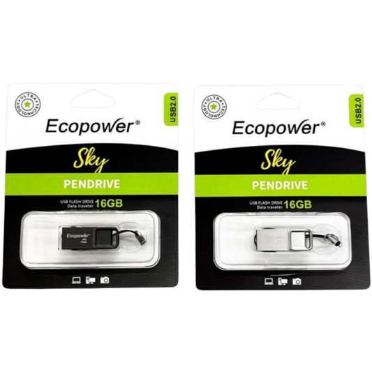 PENDRIVE SKY ECOPOWER DE METAL 16 GB