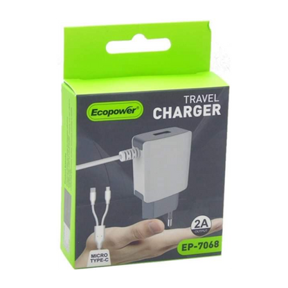 CARGADOR ECOPOWER EP-7051 Y EP- 7068 V8 / TC