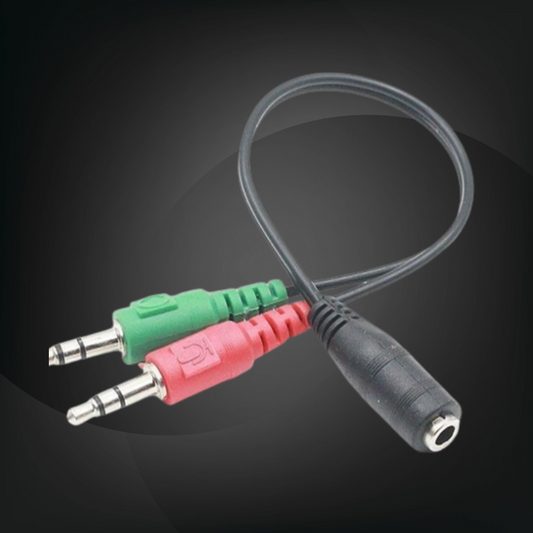 ADAPTADOR AURIC 2 3.5MM HEMBRA A 1 3.5MM MACHO