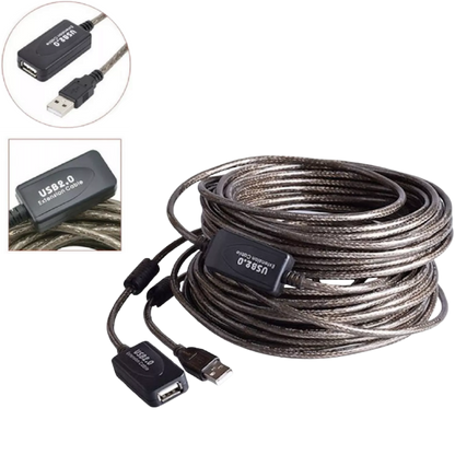 CABLE USB 2.0 MACHO HEMBRA