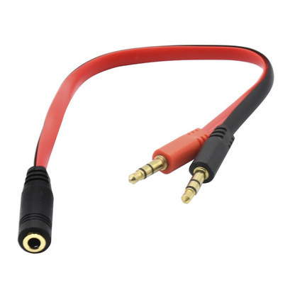 CABLE ADAPTADOR AUDIO 2 A 1 - HS211T SATE