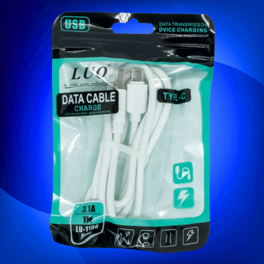 CABLE USB TIPO C 3.1A LUO LU-1106