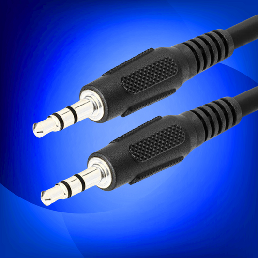 CABLE AUXILIAR MACHO A MACHO 1.5 METROS