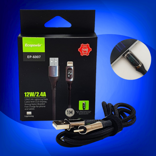CABLE USB PARA IPHONE 12W / 2.4A EP-6007