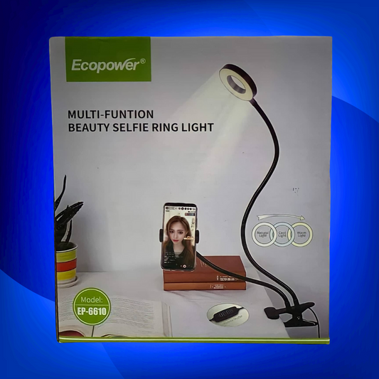ARO LED EP-6610 CON SOPORTE PARA CELULAR