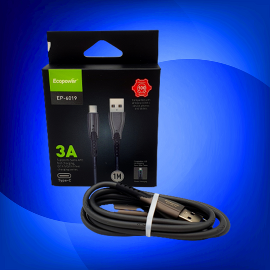 CABLE ECOPOWER EP-6025TC TIPO C 3A