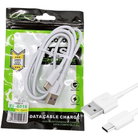 CABLE TIPO C 5A 1M ECOPOWER EP-6016