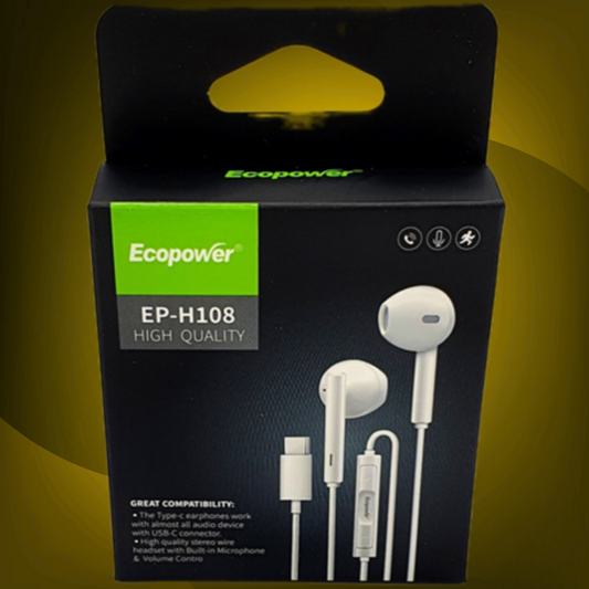 AURICULAR ECOPOWER EP- H107 | H108 TIPO-C