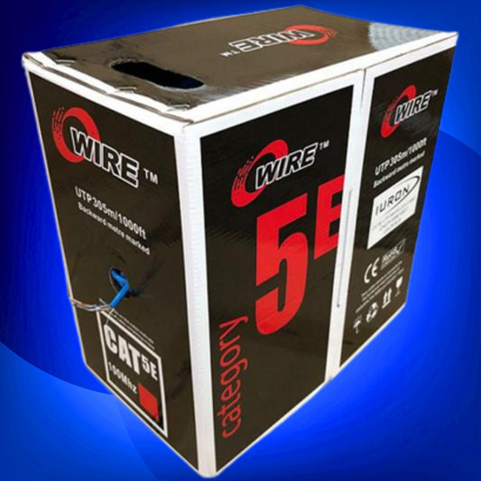 CABLE DE RED - IURON OWIRE UTP 24AWG INTERNO CAT5E 305 MTS