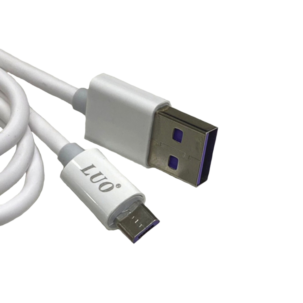 CABLE V8 MICRO USB LUO LU-1112 3.1A – FERTEC