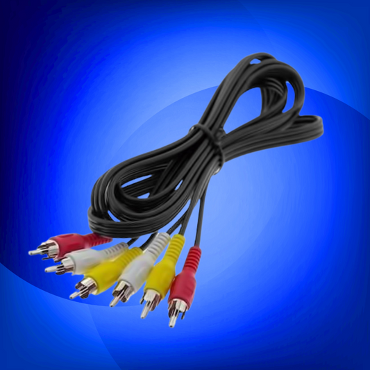 CABLE AUDIO Y VIDEO RCA 1.2 MTS