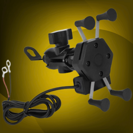 SOPORTE CELULAR MOTO CON CARGADOR C-020