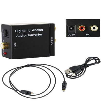 AUDIO OPTICO DIGITAL A RCA