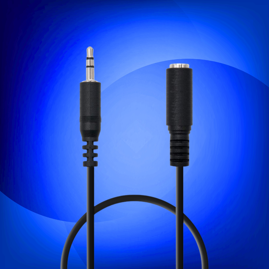 CABLE AUXILIAR MACHO A HEMBRA 1.5 METROS